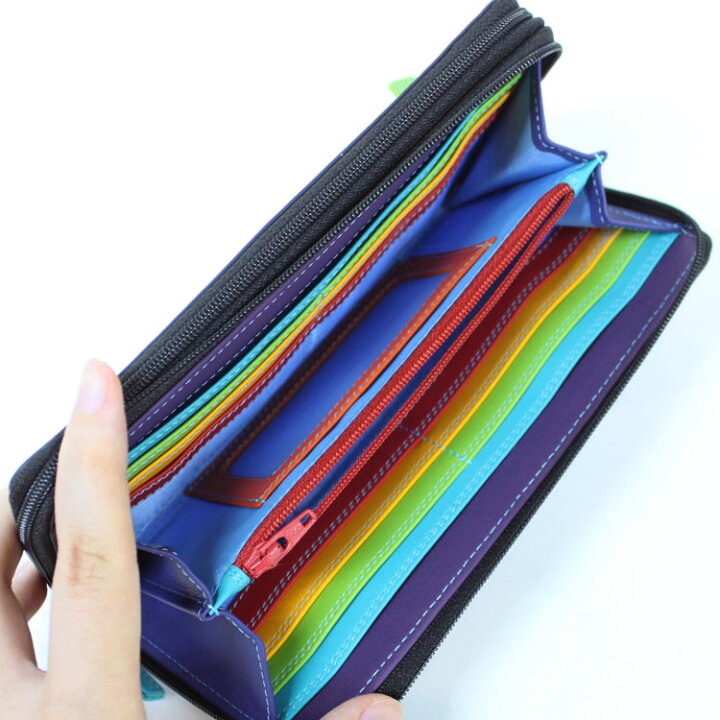 楽天市場】【お種銭付】 mywalit カーフ レザー 2層 長財布 ラウンド  