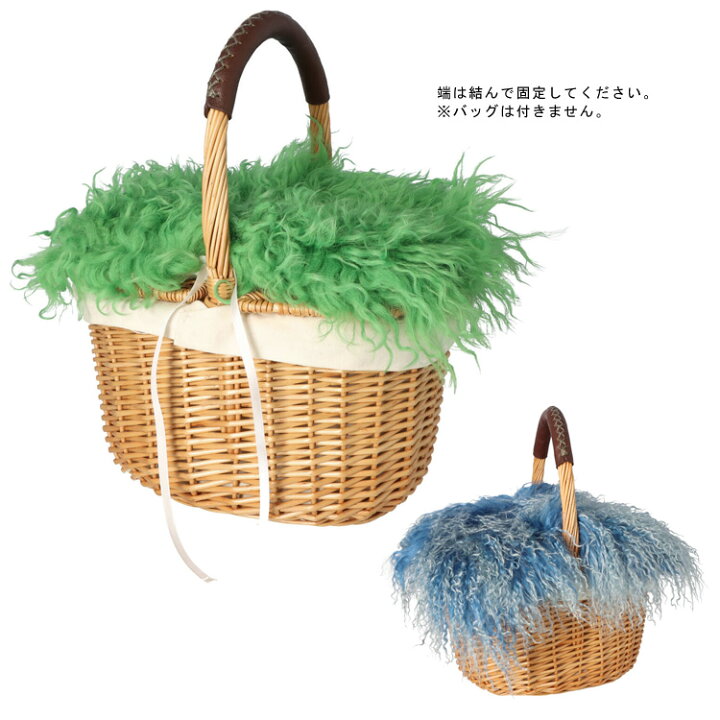 楽天市場】バッグ カバー 小 ラム ファー 飾り パーツ チベットラム  
