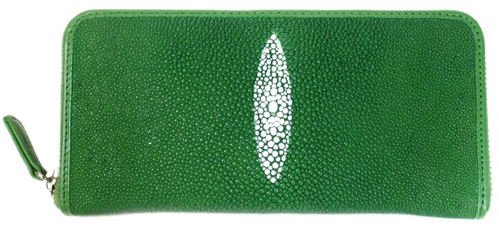 楽天市場】【お種銭付】 スティングレイ レザー ラウンドファスナー 長  