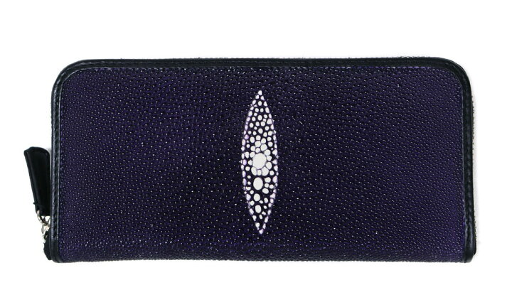 楽天市場】【お種銭付】 スティングレイ レザー ラウンドファスナー 長  