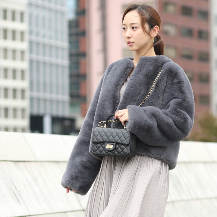 楽天市場】インスタグラマー様愛用 本革 ミニバッグ キルティング 