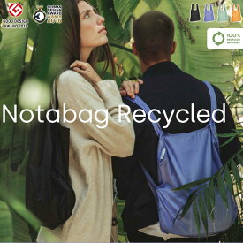 Notabag ノットアバッグ 2way トートバッグ リュックサック リサイクル エコ サスティナブル BAG & BACKPACK Recycled NTB012 軽量 バックパック 男女兼用 エコバッグ コンパクト 旅行 鞄 メンズ レディース ギフト プレゼント ドイツ
