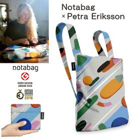 Notabag×Petra Eriksson ノットアバッグ Fruit Salad BAG & BACKPACK 2way トートバッグ リュックサック エコバッグ 軽量 バックパック 男女兼用 コンパクト 旅行 鞄 メンズ レディース ギフト プレゼント NTB015
