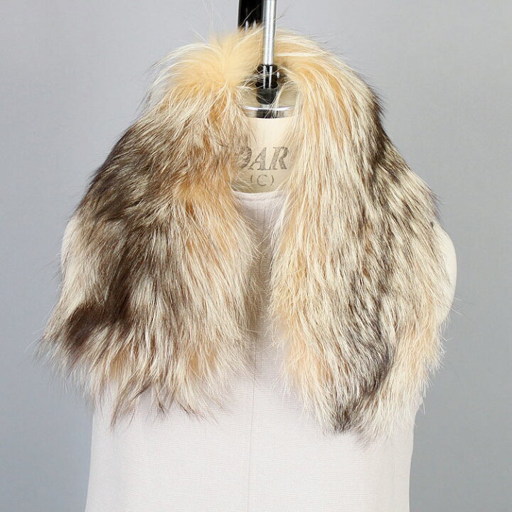 楽天市場】日本製 ブルーフロスト フォックス ファー マフラー  