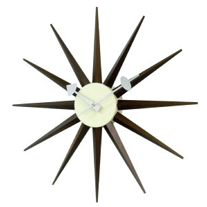 George Nelson Sunburst Clock EH[NbN |v CeA v ؐ Ǌ|v  Vv _ AJ fB[X Y Mtg v[g  EHibg Classic Wo