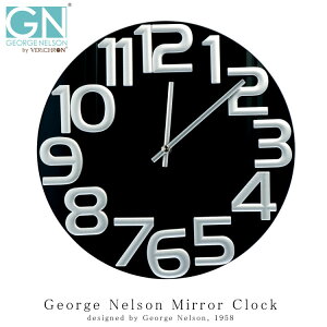 George Nelson Mirror Clock EH[NbN |v CeA v Ǌ|v  Vv _ AJ fB[X Y Mtg v[g ubN