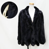 楽天市場】saga ミンク ポンチョの通販 