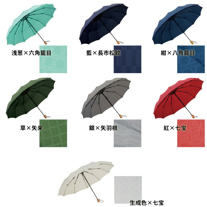 楽天市場】mabu 12本骨折りたたみ傘 江戸 日傘 紫外線遮蔽率90% 晴雨 