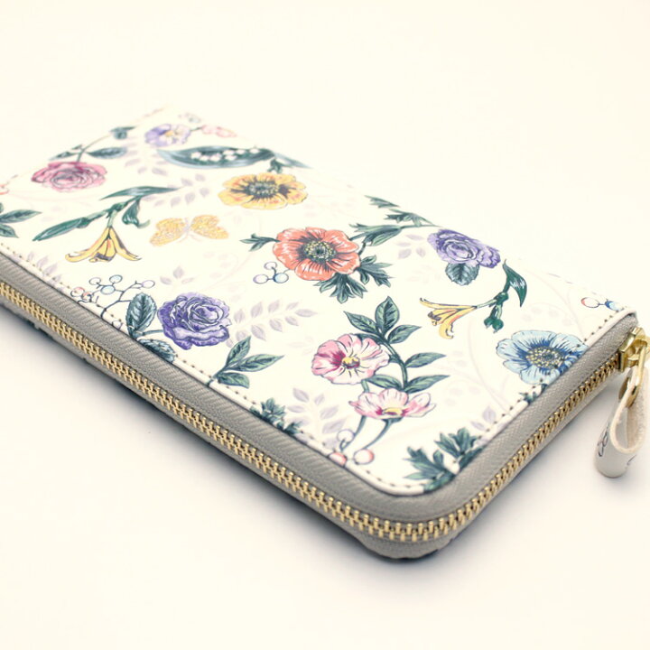 楽天市場】【お種銭付】 【 浅草文庫 】 友禅染 長財布 ガーデン  