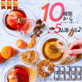 【楽天1位★無添加】【選べる5種】10種類から選べる(2g×1個)×5袋 お試し ハーブティーセット ハーブティー ティーバッグ 送料無料 ノンカフェイン ルイボスティー リラックス カモミール 安眠 無添加　PMS 更年期