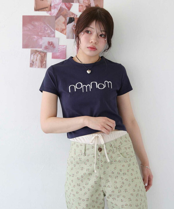 楽天市場】【TIME SALE! 10%OFF】ロゴ 刺繍入り ちびT Tシャツ ロゴT  