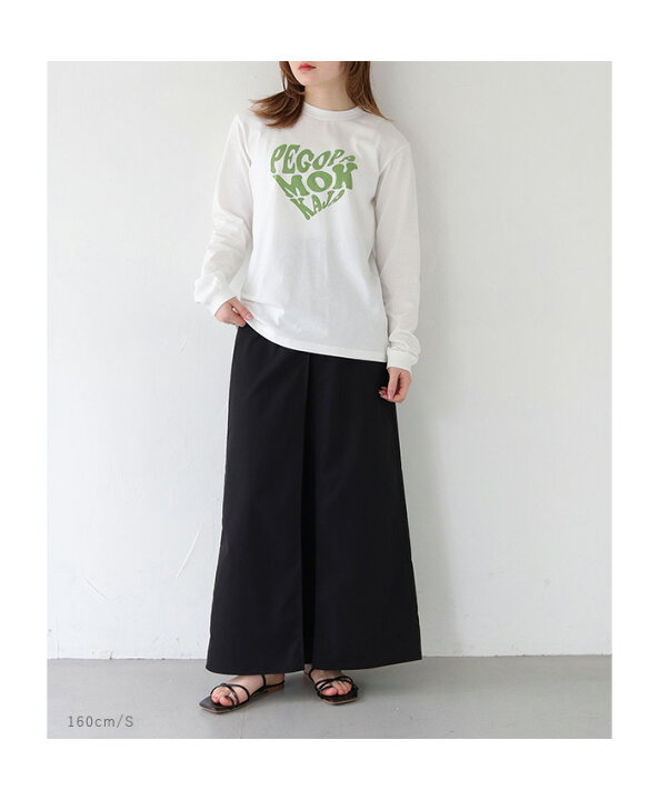 楽天市場】【23%OFF】ハート ロゴロンT ロンT ロゴT 長袖Tシャツ 綿100 