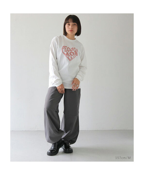 楽天市場】【23%OFF】ハート ロゴロンT ロンT ロゴT 長袖Tシャツ 綿100 