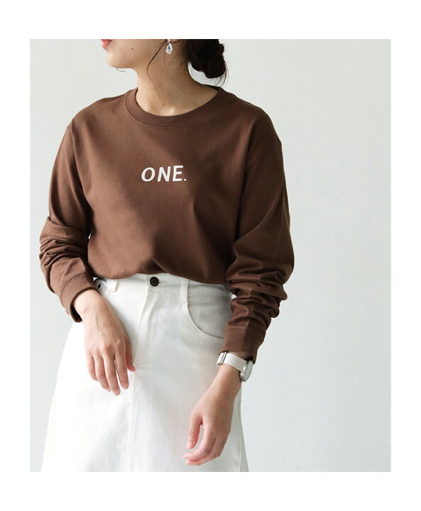 楽天市場】【23%OFF】ナンバリング長袖ロゴロンT プリントT ロゴT 