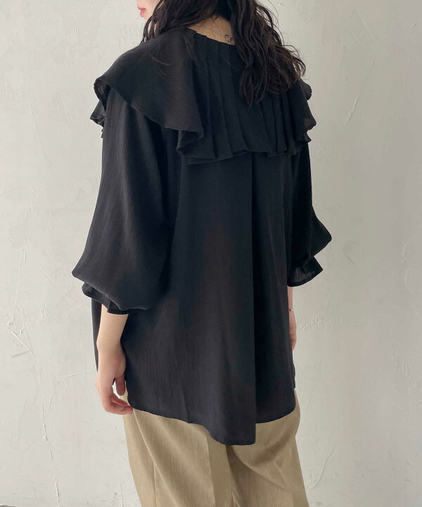 楽天市場】【50%OFF】ビッグカラー ヨウリュウ ブラウス ラッフル 