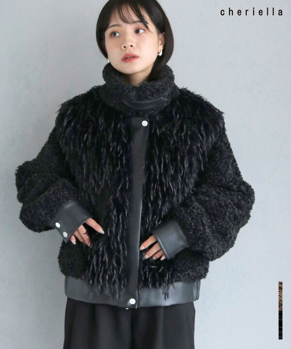 楽天市場】【30%OFF】ファー ボア ショートジャケット ジャケット ボア 