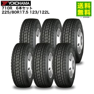 6�{�Z�b�g 225/80R17.5 123/122L 710R ���R�n�}�^�C�� YOKOHAMA �~�b�N�X�a
