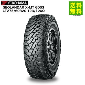 LT275/60R20 123/120Q GEOLANDAR M/T G003 �W�I�����_�[ M/T G003 ���R�n�}�^�C�� YOKOHAMA SUV�p