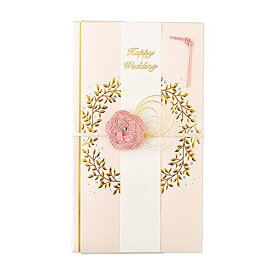 マルアイ 祝儀袋 結婚式 デザイン 洋風 リース 金封 ピンク 1枚 キ7P 送料無料