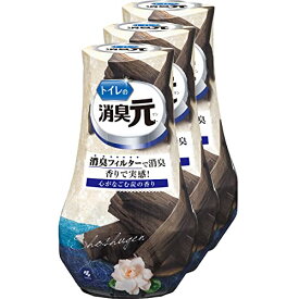 【まとめ買い】トイレの消臭元 心がなごむ炭の香り 消臭芳香剤 トイレ用 400ml×3個 送料無料