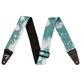 Fender カナダ製ナイロンストラップ Tie Dye Acid Wash Strap Teal 送料無料