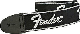 Fender ストラップ FenderR Running Logo Strap Black 送料無料