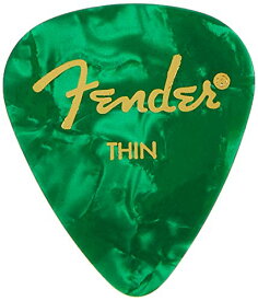 Fender フェンダー ピック GREEN MOTO (12PK) THIN グリーンモト 0980351771 送料無料