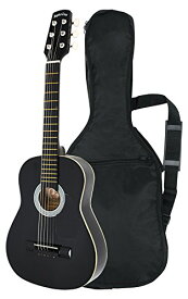 Sepia Crue セピアクルー ミニアコースティックギター W-50/BK ブラック (ソフトケース付) 送料無料