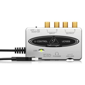 ベリンガー 2入力2出力 デジタル出力搭載USBオーディオインターフェース ホワイト UCA202 U-CONTROL 送料無料