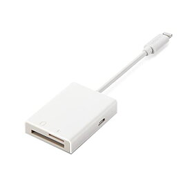 エレコム カードリーダー Lightningコネクタ接続 【Made for iPhone/iPad取得】 Type-Cアダプタ付 SD 送料無料