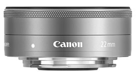 Canon 単焦点広角レンズ EF-M22mm F2 STM シルバー ミラーレス一眼対応 EF-M222STMSL 送料無料