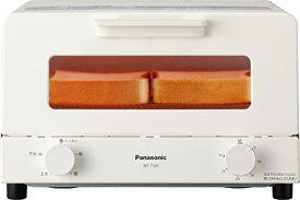 パナソニック トースター オーブントースター 4枚焼き対応 30分タイマー搭載 ホワイト NT-T501-W 送料無料