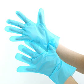 [山善] TPE手袋 10箱(2000枚) 熱可塑性エラストマー パウダーフリー 粉なし 食品衛生法適合 左右兼用 伸縮性 使い捨て手袋 送料無料