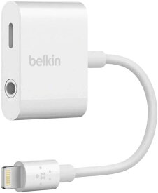 Belkin ライトニング & 3.5mmオーディオ デュアルアダプター iPhone 14 / 13 / 12 / SE / 11 / 送料無料