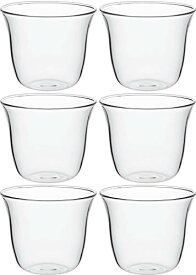 iwaki(イワキ) 耐熱ガラス スイーツカップ パフェ 240ml ×6個セット KBT944 送料無料