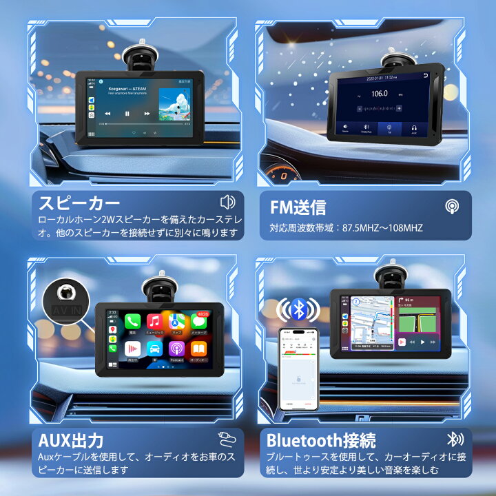 楽天市場】【クーポンで9,333円】ディスプレイオーディオ 7インチ 
