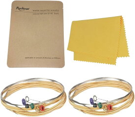 rockson アコースティック ギター 弦 12-53 2set ブロンズ クロス付属 25.4インチ対象