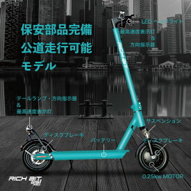 RICHBIT ES1 Pro セレストブルー■性能等確認認可済み 特定小型原動機付自転車