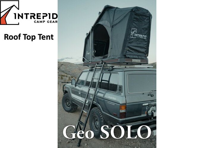楽天市場】Intrepid製 「GEO SOLO」 正規品 ルーフトップテント 1人 