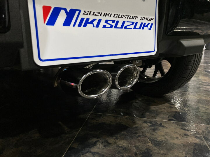 楽天市場】ハスラー専用 MR92S 2WD用 センター出しマフラーカッター 