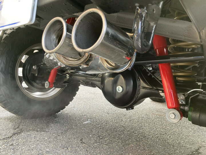 楽天市場】JB64用 5ZIGEN 2本出しマフラー フルセット 車検対応 