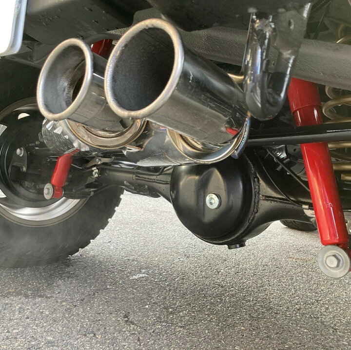 楽天市場】JB64用 5ZIGEN 2本出しマフラー フルセット 車検対応 