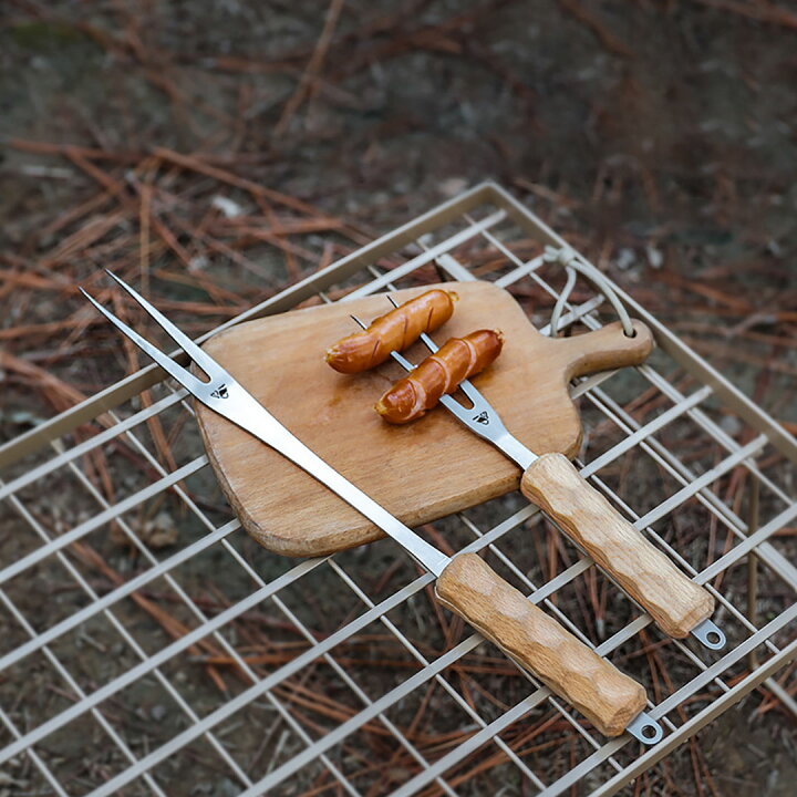 楽天市場】バーベキュー用 串 BBQグリルフォーク バーベキューフォーク