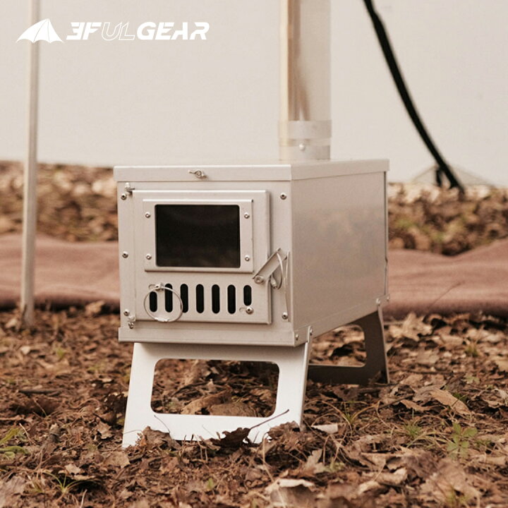 楽天市場】3F UL GEAR 薪ストーブ 煙突2.5m 焚き火台 延長 耐熱ガラス 
