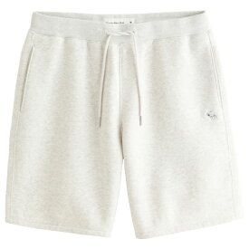 【並行輸入品】アバクロンビー&フィッチ メンズ ショートパンツ ( スウェットパンツ ) Abercrombie&Fitch Elevated Icon Fleece Short (ヘザーグレー) 【ハーフパンツ 半パン 短パン 】