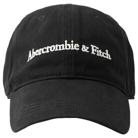 【並行輸入品】アバクロンビー&フィッチ キャップ ( 帽子 ) Abercrombie&Fitch Logo Baseball Hat (ブラック) 【帽子 キャップ 】