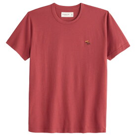 【並行輸入品】【メール便送料無料】アバクロンビー&フィッチ メンズ Tシャツ ( 半袖 ) Abercrombie&Fitch Short-Sleeve Signature Icon Crew Tee (レッド) 【tシャツ tシャツ 】
