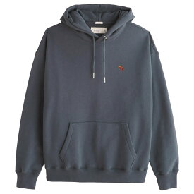 【並行輸入品】アバクロンビー&フィッチ メンズ パーカー ( プルオーバー / リラックスサイズ ) Abercrombie&Fitch Relaxed Icon Hoodie (ブルーグレー) 【パーカー パーカー 】