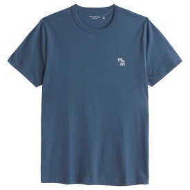 【並行輸入品】【メール便送料無料】アバクロンビー&フィッチ メンズ Tシャツ ( 半袖 ) Abercrombie&Fitch Elevated Icon Tee (ダークブルー) 【tシャツ tシャツ 】