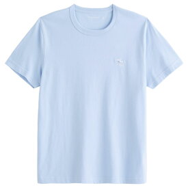 【並行輸入品】【メール便送料無料】アバクロンビー&フィッチ メンズ Tシャツ ( 半袖 ) Abercrombie&Fitch Elevated Icon Tee (ライトブルー) 【tシャツ tシャツ 】